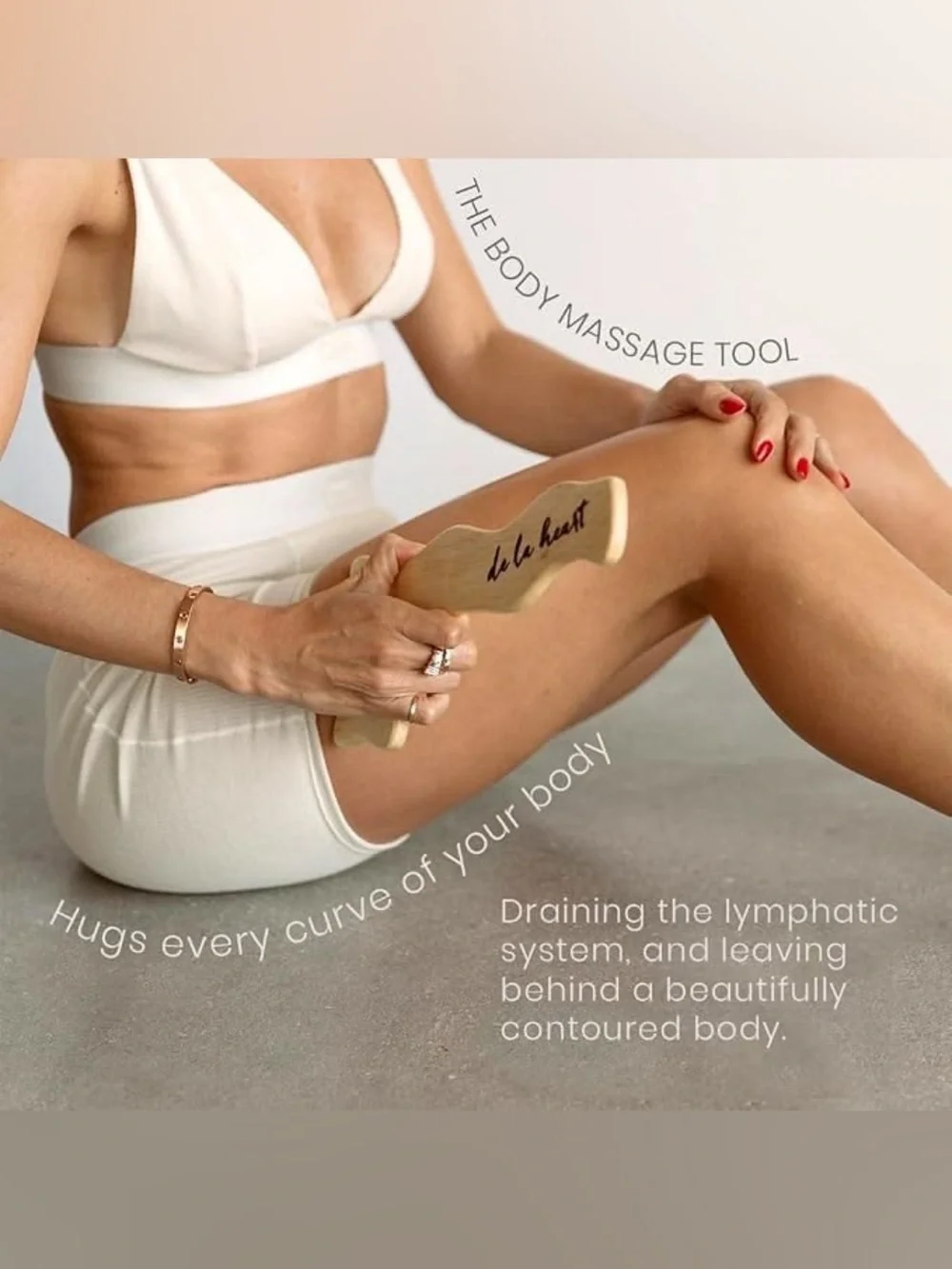 New de la heart Lymphatic Drainage Body Tool